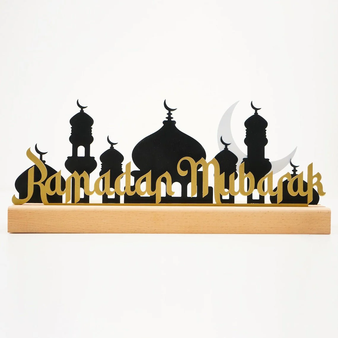 Ramadan Mubarak - Hagia Sophia & Mosque Design Table Art | Islamic Gift - Image 2