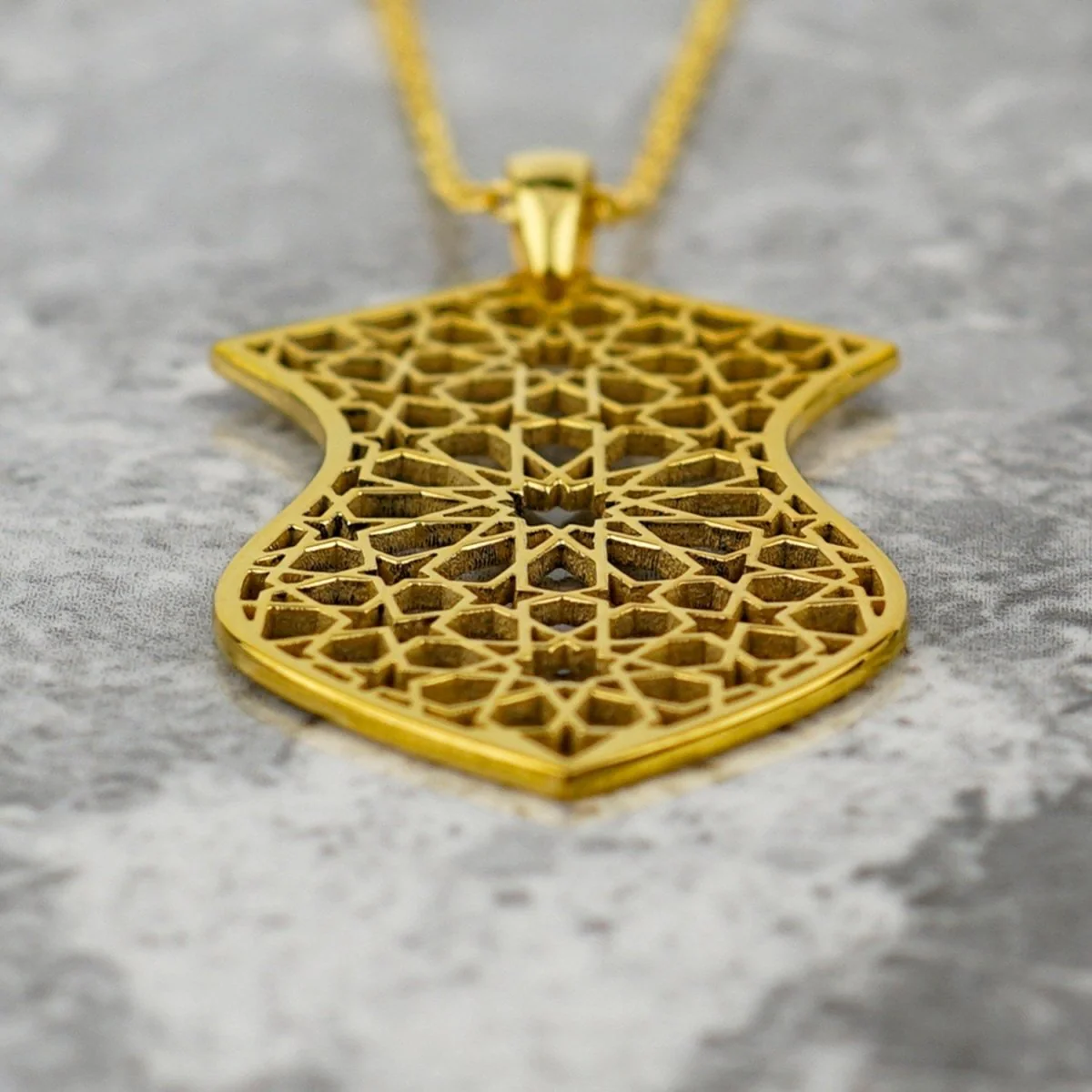 Nalain Sharif Islamic Necklace | Small Elegant Muslim Gifts - Image 3