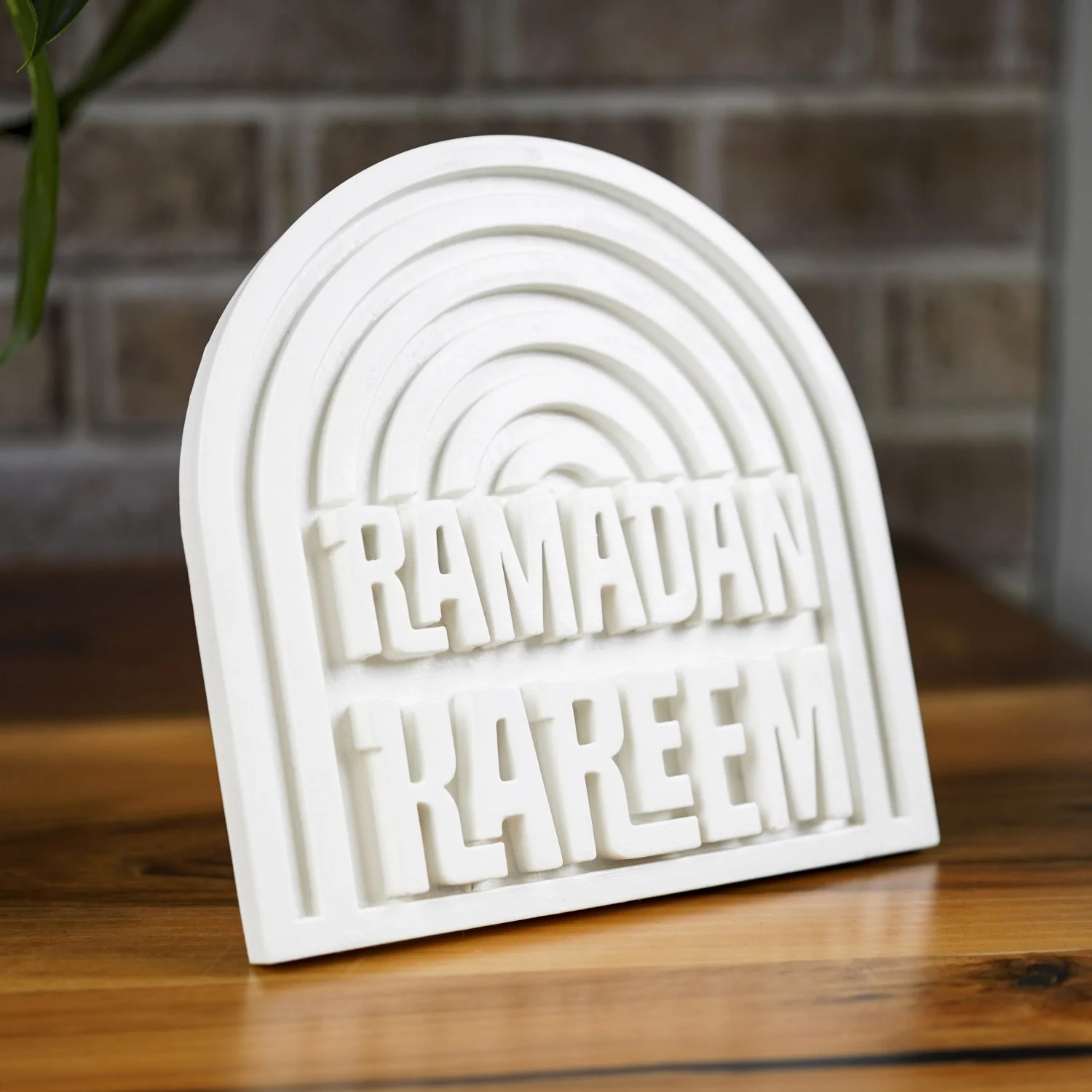Stone Islamic Table Decor - Ramadan Kareem - Handmade Modern Arch - Image 7