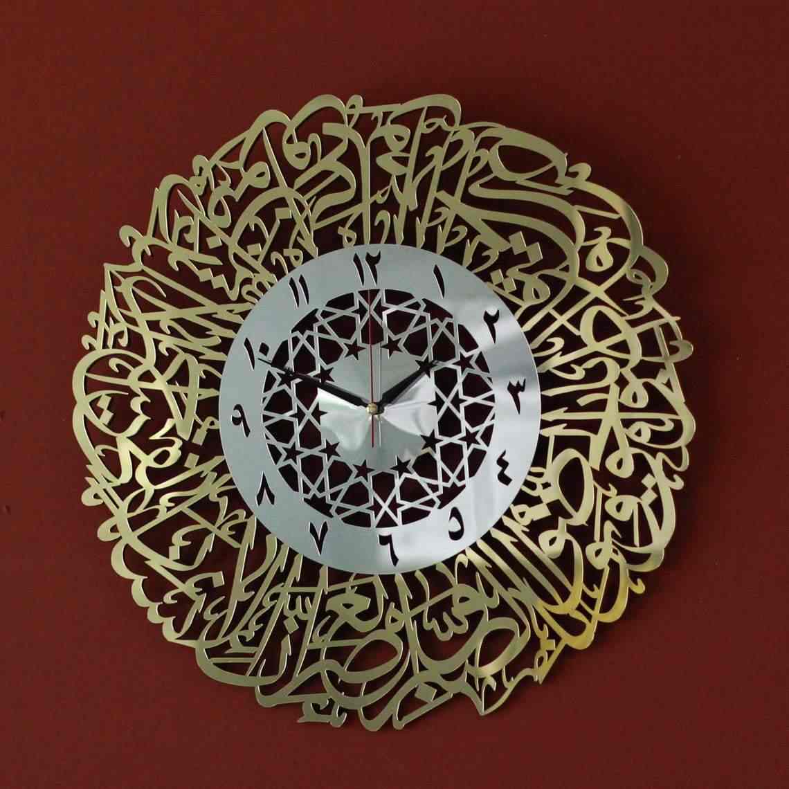 Surah Al Asr Wooden Clock | Arabic Calligraphy - Islamic Wall Art - Image 10