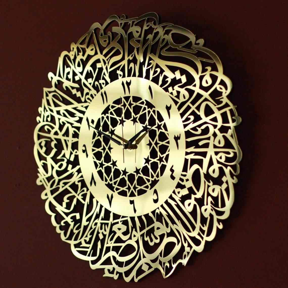 Surah Al Asr Wooden Clock | Arabic Calligraphy - Islamic Wall Art - Image 4