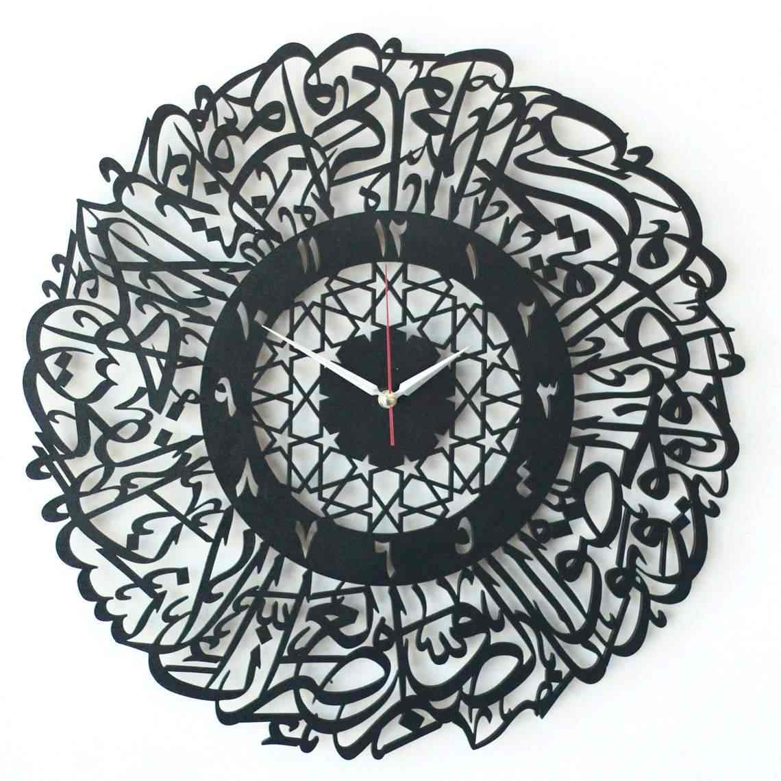 Surah Al Asr Wooden Clock | Arabic Calligraphy - Islamic Wall Art - Image 9