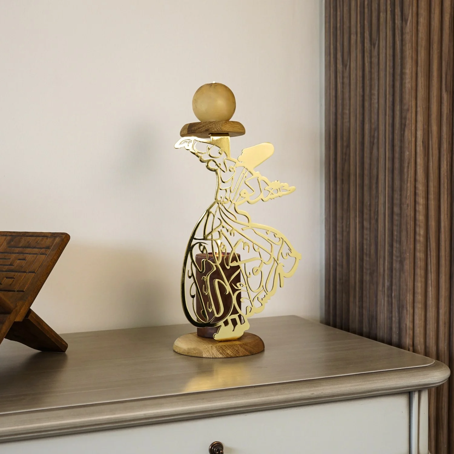 Whirling Dervish Islamic Candle Holder: Perfect Gift for Art Lovers - Image 11