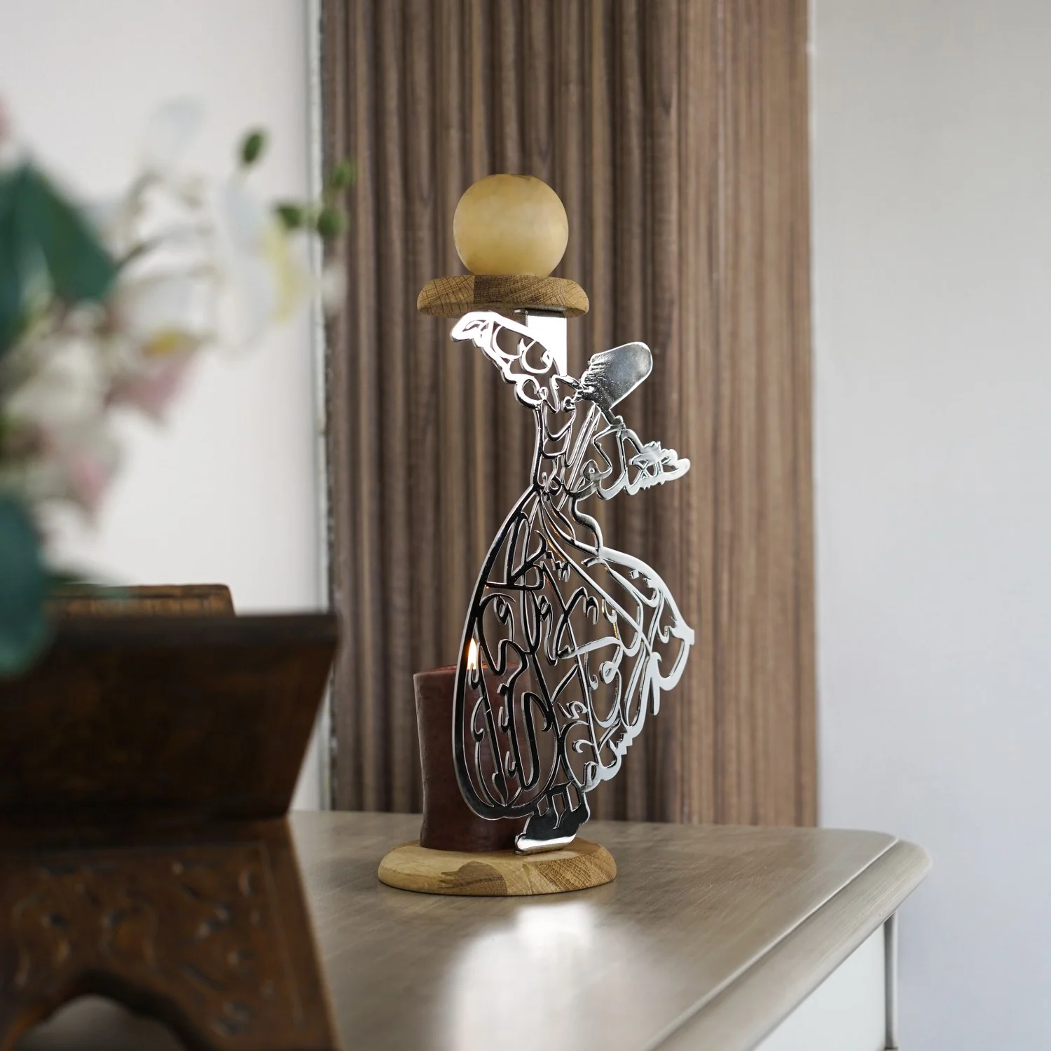 Whirling Dervish Islamic Candle Holder: Perfect Gift for Art Lovers - Image 16