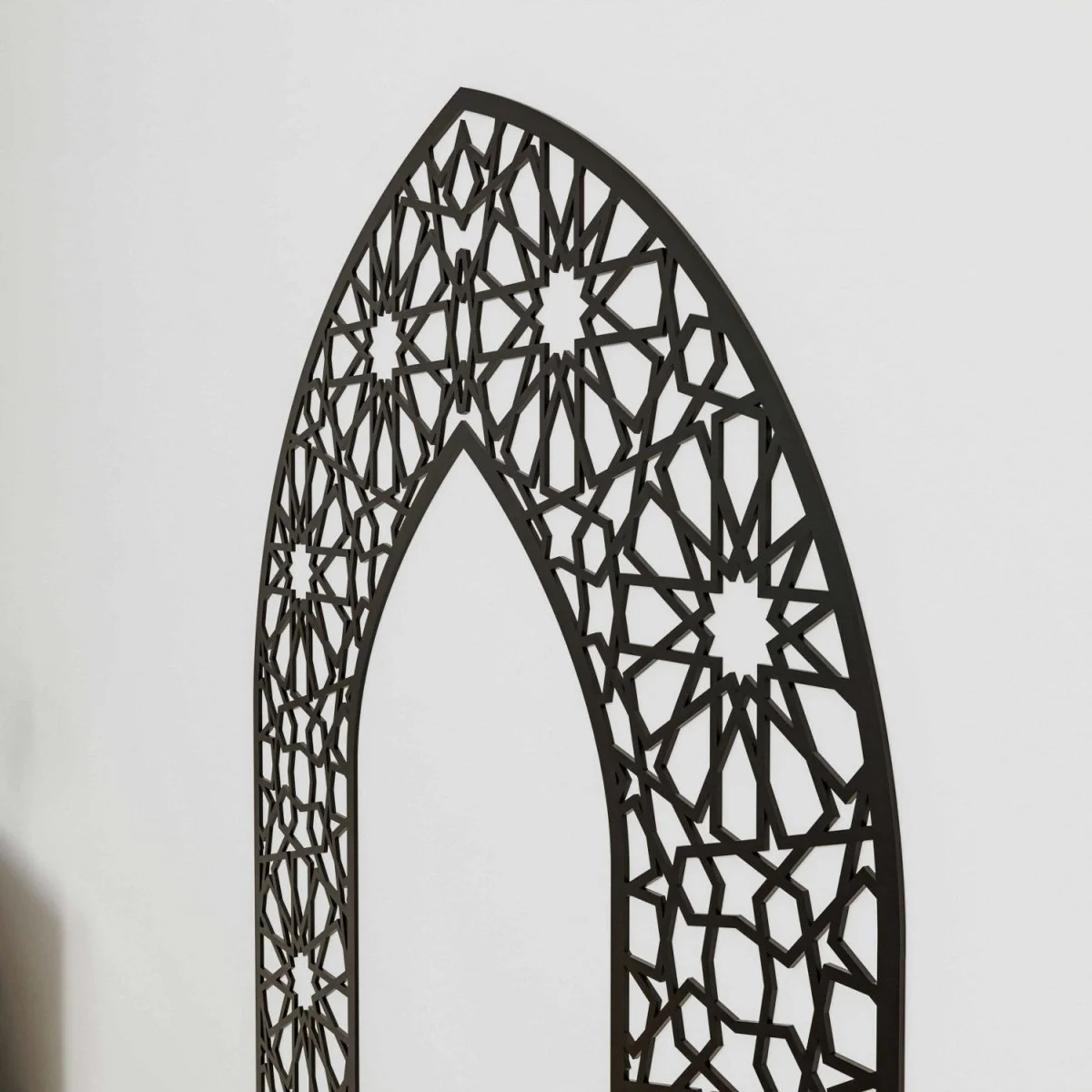Wooden Mihrab for Your Prayer Room - Islamic Wall Art | 12-Pointed Star - Image 2