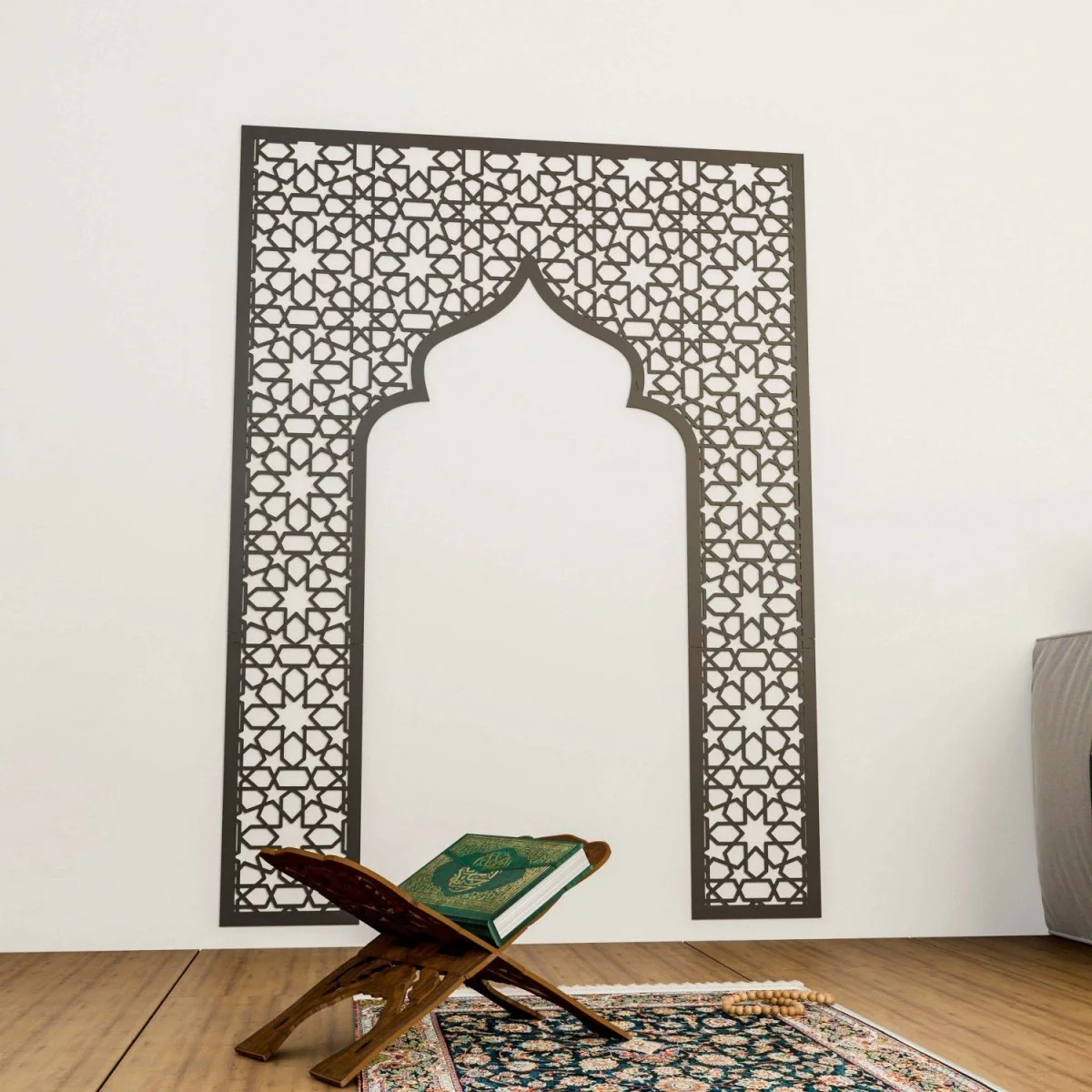 Mihrap Decor for Prayer Corners | Elegant & Timeless Design, Islamic Wall Art - Image 2