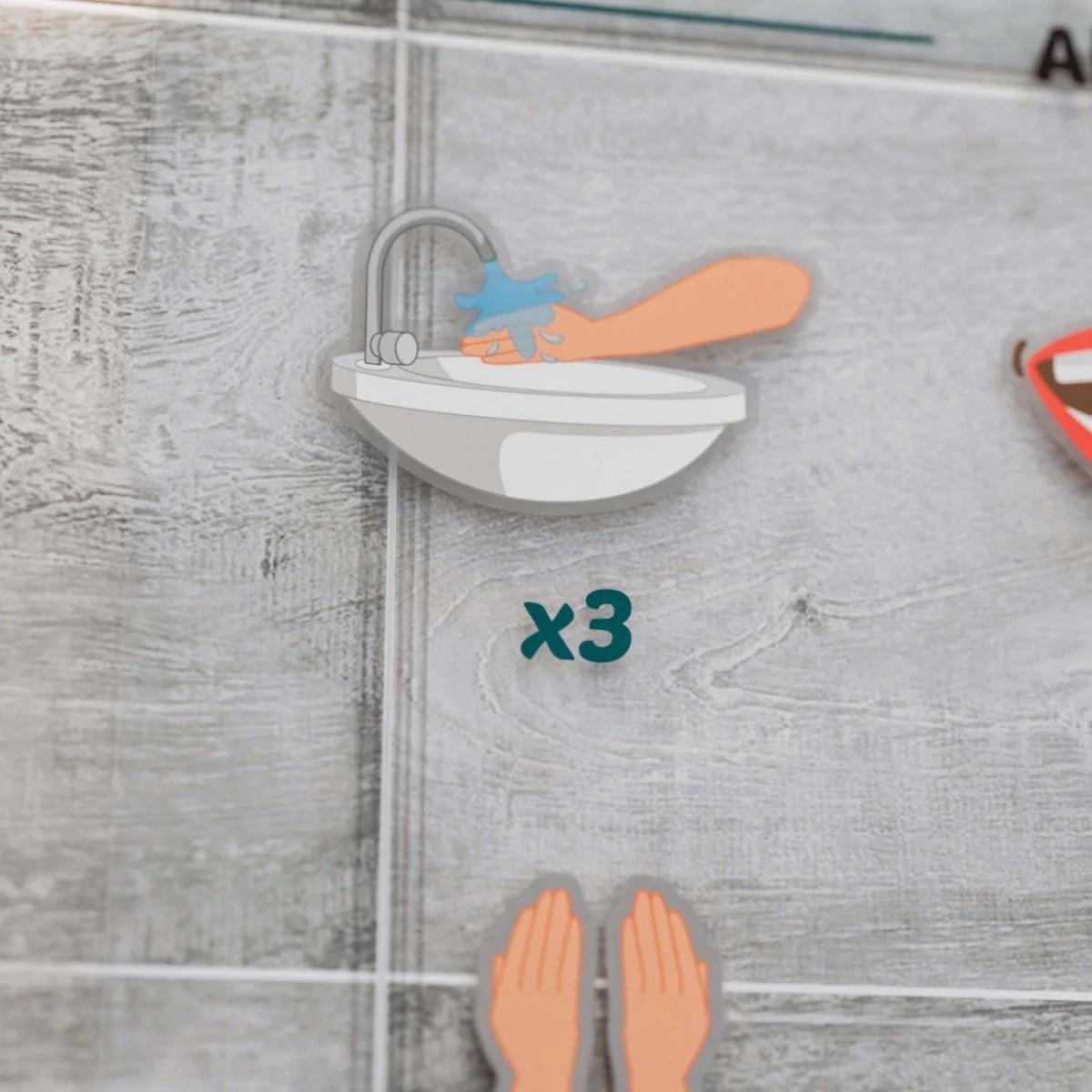 Wudu Step-by-Step Guide for Kids | Islamic Art Decor on Acrylic - Image 7